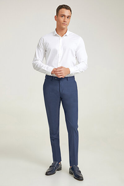 Tween Slim Fit Lacivert Kumaş Pantolon