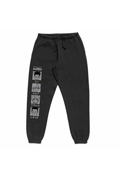 classy moda Unisex Anime and Text Front Printed 2 Thread Combed Cotton Baggy ...