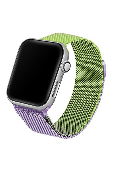 Beline Curea din oțel pentru Apple Watch 38/40/41 mm, Verde/Violet