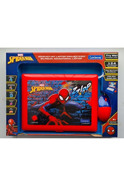 LEXIBOOK Laptop educațional de jucărie Spider-Man