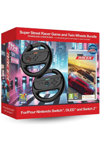 iMP Tech Παιχνίδι Super Street Racer Πακέτο με Διπλά Τιμόνια Αγώνων Nintendo ...