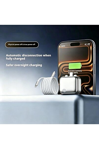 TERRION Smart Auto-Stop Charging Adapter, USB-C Auto-Disconnect Power Guard, ...