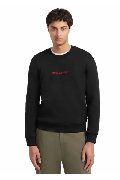 Guess Jeans Φούτερ M4YQ19K9V31-JBLK - Black - xl