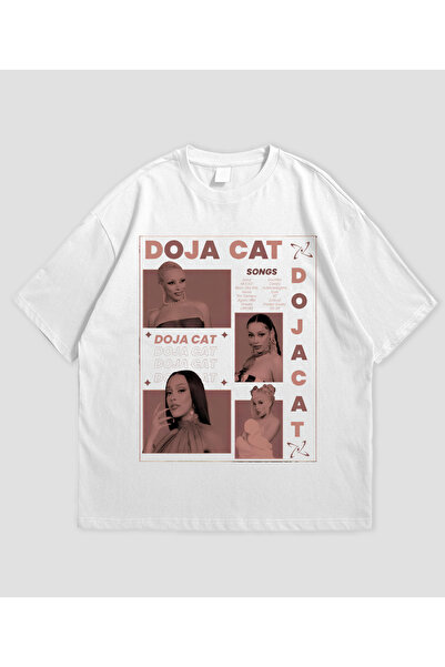 MAGORS Doja Cat majica sa printom, unisex, oversize kroj, 100% pamuk, okrugli...