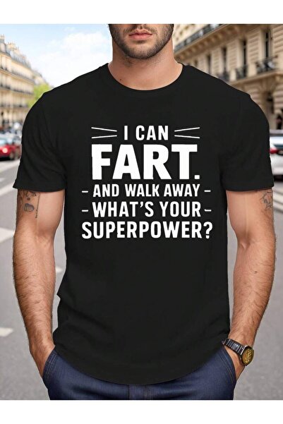KYMC07 Men'S Summer T-Shirt| Power I Can Pattern Printed Short Sleeve, Casual...