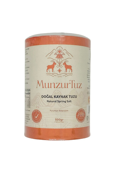 Munzur Tuz Doğal Kaynak Tuzu 500 G (6'li Paket)