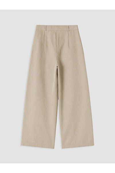 LC Waikiki Regular Fit Asymmetrical Draped Women's Trousers