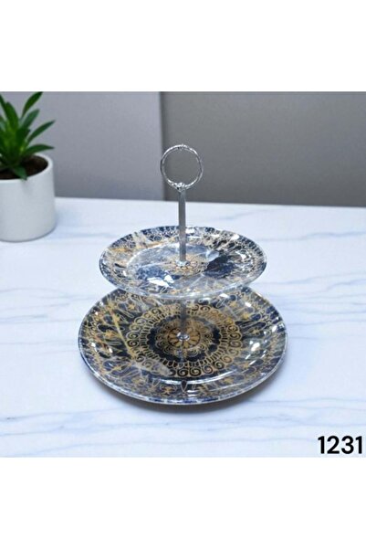 Tulu konak alışveriş 1231-KATLI KURABİYELİK PORSELEN DESEN