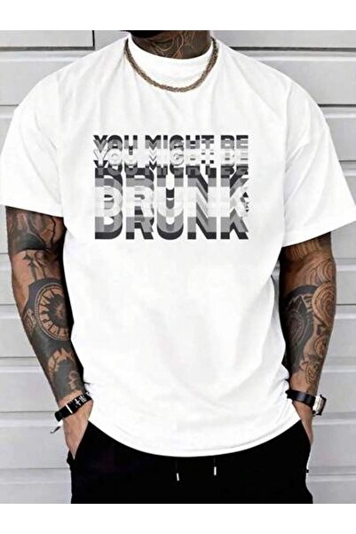 9JY 100% Cotton Funny Drinking Humor You Might Be Drunk T-Shirt Women's Men G...