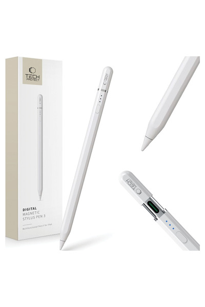 Tech-Protect Stilou digital magnetic pentru iPad 10 9 8 Pro Mini Air