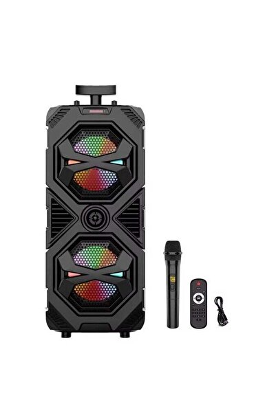 Toybox Toy Box Portable Speaker with Wireless Microphone and Remote Control z...