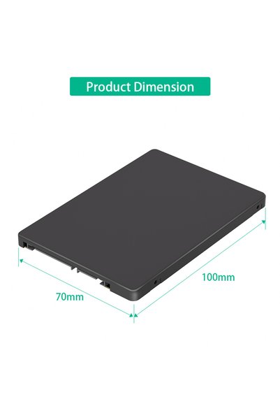 Choice1 علبة محرك أقراص SSD من ALLOYSEED، قطعة واحدة، من نوع M.2 NGFF B Key إ...