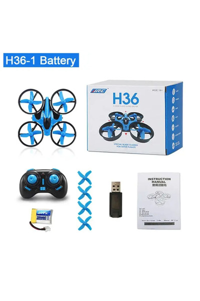 Choice1 طائرة بدون طيار H36 1B زرقاء جاهزة للطيران من JJRC، طائرة صغيرة تعمل ...
