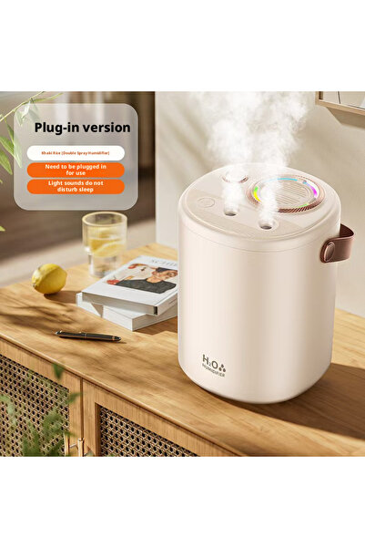 Choice1 Beige-Plug-in New 1L Large Capacity Humidifier USB Double Spray Mist ...