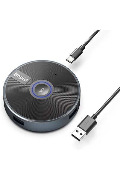 Choice1 2108 Conference Microphone with 5-in-1 Usb Adapter, 360 Omnidirection...