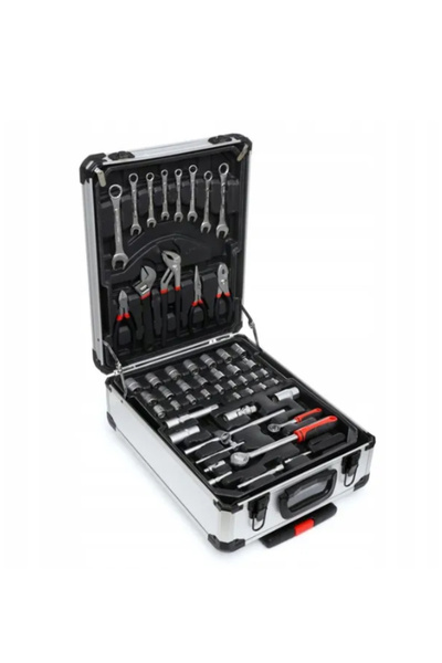 Kraft&dele 188El. Set de chei plate cu ochi + Valiză - Kraftdele