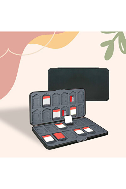 Choice black Suitable for Switch1/2 Lite/OLED game card storage box, can hold...