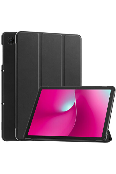 Choice5 غطاء حماية ثلاثي الطي مغناطيسي أسود اللون لجهاز T-Mobile Revvl Tab 2 ...