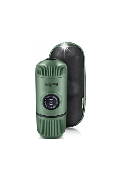 Wacaco Aparat de cafea portabil Nanopresso Verde Mușchi + Husă Compactă