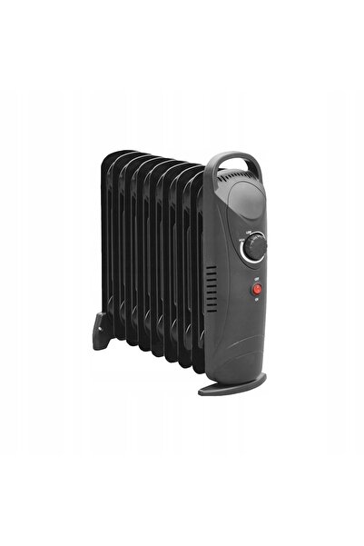 Volteno Radiator electric cu umplere cu ulei, cu nervuri, negru, cu termostat...