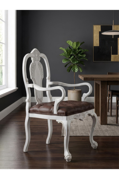 Gazzini Furniture Versay Fransız Still Klasik Ahşap Berjer