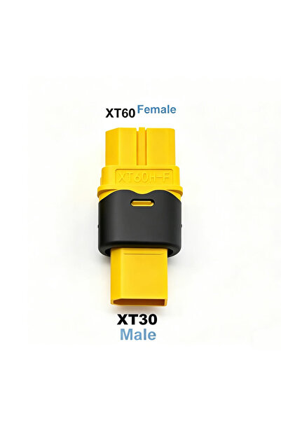 choice2 XT60FtoXT30M XT60 to XT30 Connector Plug, Lithium Battery Adapter Mal...
