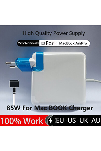 Choice3 EU Mag 2T 85W 20V 4.25A T 85W Charger For Mac Book Pro 15" 17"Retina ...