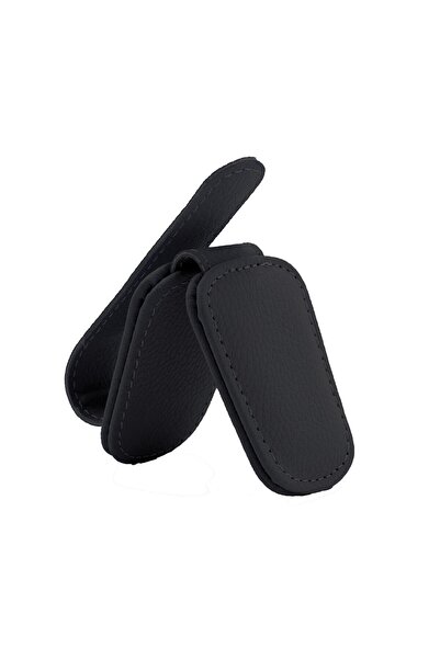 Space24 Spk05 Magnetic Soft Textured In-Car Glasses Holder Black