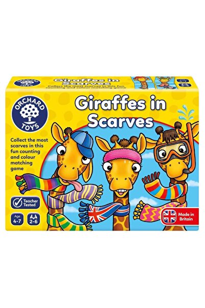 Orchard Toys Educational Game Giraffe with Scarf GIRAFFES IN SCARVES