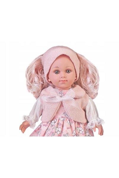 Artyk Păpușă mare de 38cm, cu păr lung, ochi mari, îmbrăcăminte la modă, moale