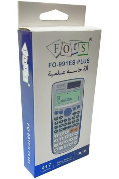 Fors FO-991ES PLUS 417 Functions Scientific Calculator | Natural Textbook Display | Solar and Battery Powered | Suitable for Students and Engineers