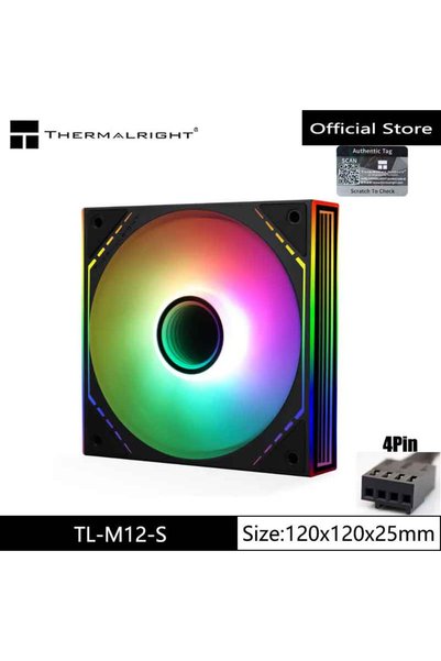 Choice7 A-RGB Other TL-M12-S Thermalright TL-M12 12cm ARGB Chassis Cooling Fa...