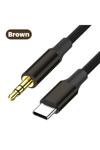 Choice كابل صوت من النوع C إلى 3.5 ملم بطول 1 متر، كابل USB C إلى مقبس 3.5 مل...