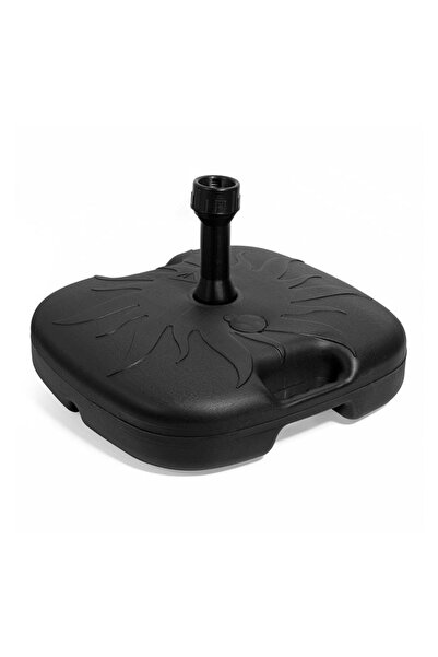 OEM Suport umbrelă plajă, model plastic, negru, 42x42x9.5cm – fixare și utili...