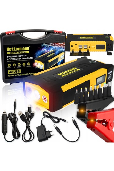 Heckermann Kit Power Bank Demaror Auto 18000mAh