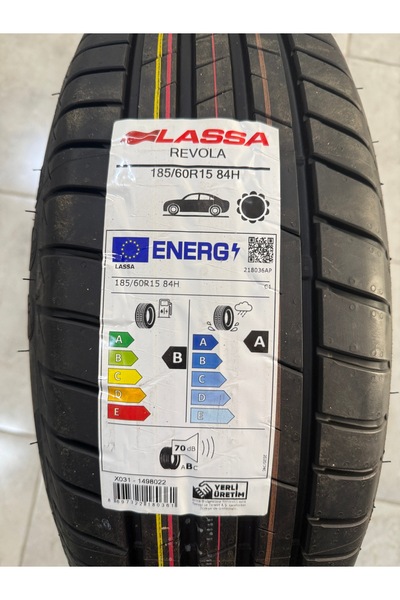 Lassa / 185/60R15 (REVOLA) 2026 YAZLIK (1 ADET FİYATIDIR. EN AZ 2 ADET VERİLM...