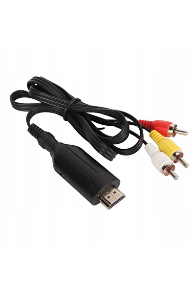 NO BRAND Cablu adaptor HDMI la RCA audio video HD