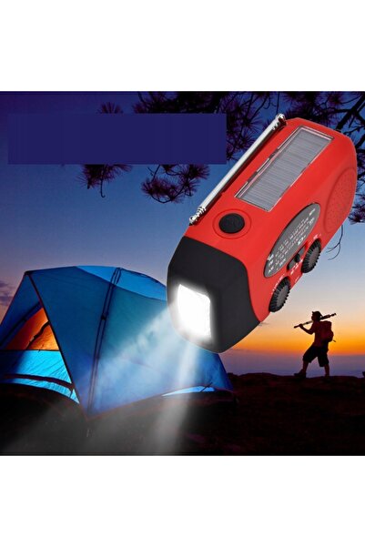 NO BRAND Radio AM FM, Power Bank, Lanternă, Dinam, USB, Portabil, Solar