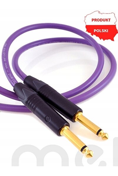 NO BRAND Cablu de chitară instrumentală Jack - Jack 6.3 mm Mono Melodika Mdj8...