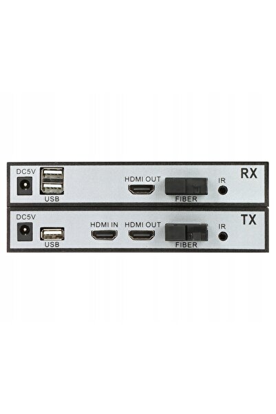 Delta Convertor KVM HDMI la fibră optică Plug&Play HDMI-OFT-20KM, rază de acț...