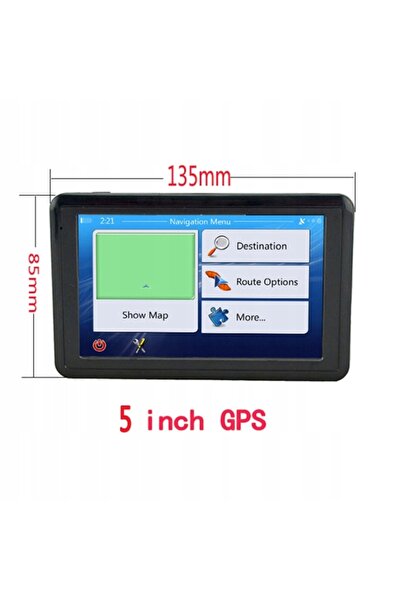 NO BRAND Navigație GPS 5'' cu hartă Europa FM+8G+DDR256M
