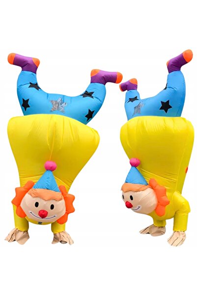 NO BRAND Costum gonflabil de clovn Blazen Trefniś Artist de circ pentru eveni...