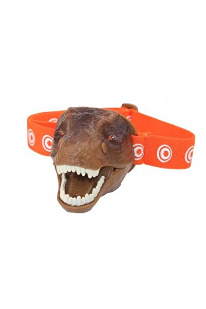 NO BRAND Lanternă frontală cu dinozaur și sunete de dinozauri