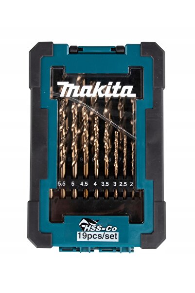 Makita D-67561 Set de burghie HSS-Co cu 5% cobalt pentru mașină de găurit ver...