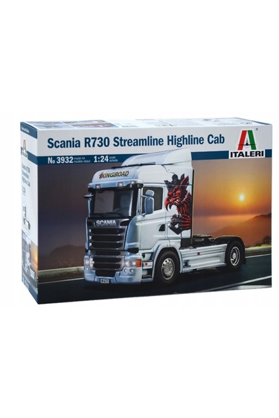 NO BRAND Italeri 3932 Scania R730 Streamline Highline Cabină Model de lipit 1/24