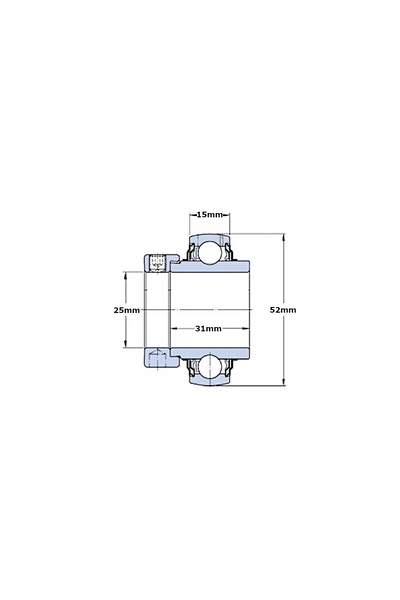NO BRAND Rulment sferic cu role 25X52X15 Skf yet 205Jd39102