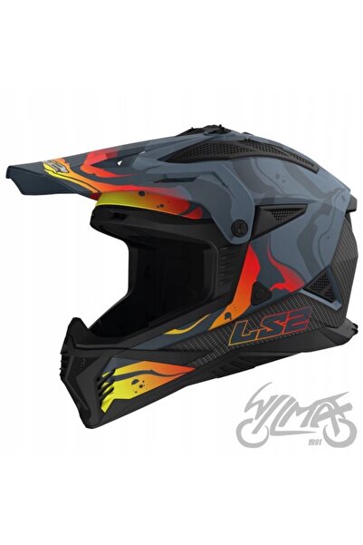 NO BRAND CASCĂ MOTOCICLETĂ CROSS ENDURO LS2 MX708 FAST II WASH WHITE L