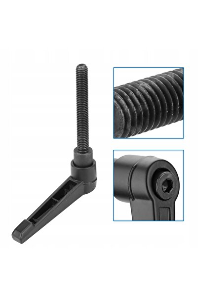 NO BRAND 4x Clemă cu pârghie cu șurub M8x80mm și mâner reglabil pentru fixare