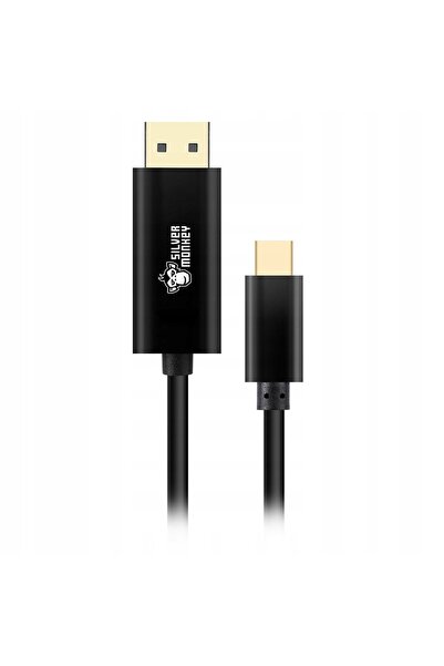 Silver Monkey Cablu USB-C 3.2 - DisplayPort 1.8m 4K 60Hz Sm-Cdp18