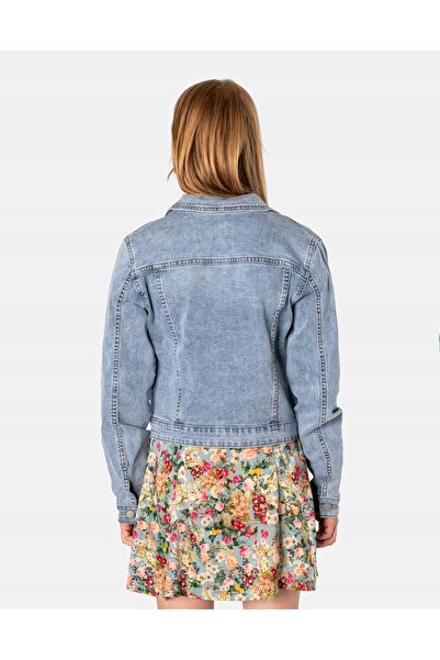 NO BRAND Jachetă Katana Hanorac de damă Denim Jupa Jeans Denim albastru 153 R XS